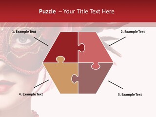 Sexy Model Costume PowerPoint Template