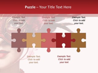 Sexy Model Costume PowerPoint Template