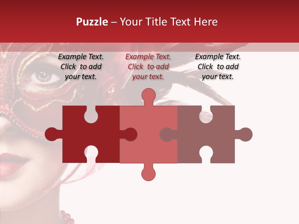 Sexy Model Costume PowerPoint Template