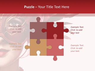 Sexy Model Costume PowerPoint Template