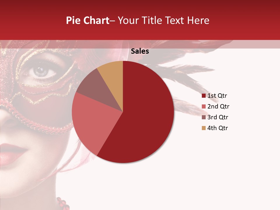 Sexy Model Costume PowerPoint Template