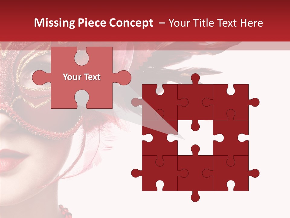 Sexy Model Costume PowerPoint Template