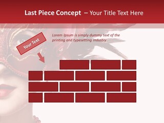 Sexy Model Costume PowerPoint Template
