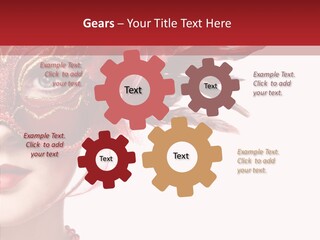Sexy Model Costume PowerPoint Template