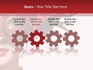 Sexy Model Costume PowerPoint Template