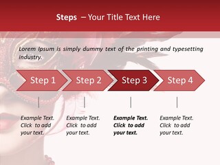 Sexy Model Costume PowerPoint Template