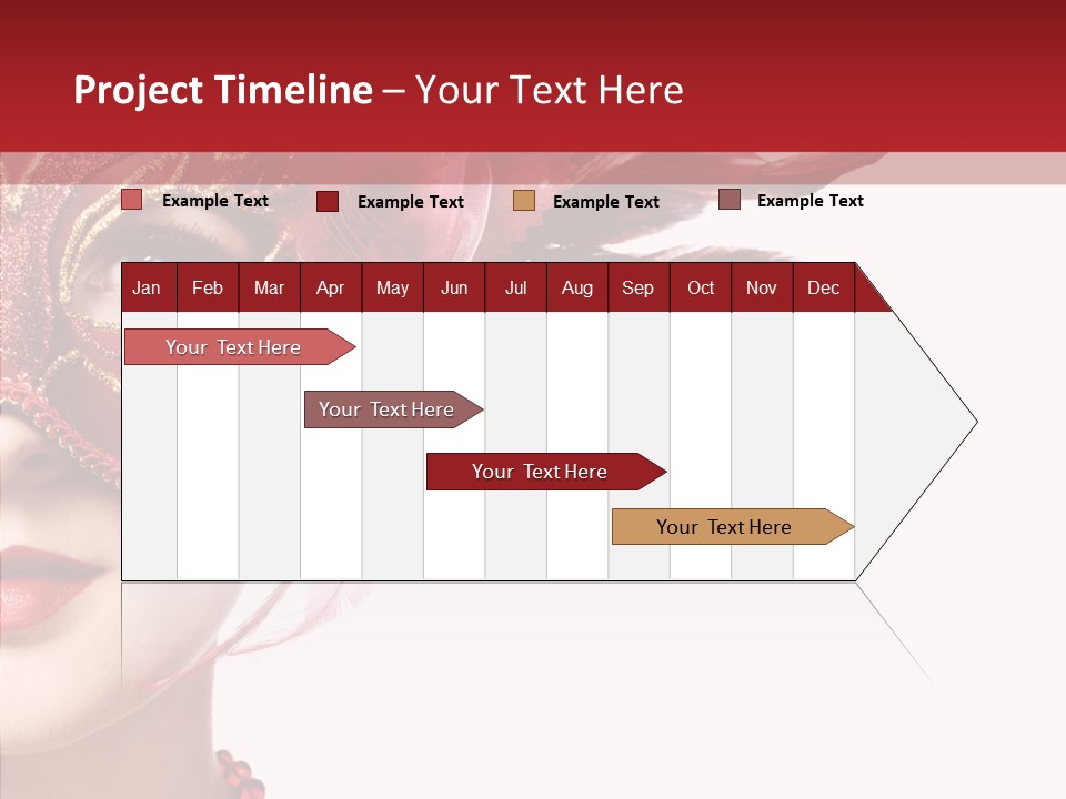 Sexy Model Costume PowerPoint Template