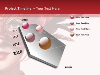 Sexy Model Costume PowerPoint Template