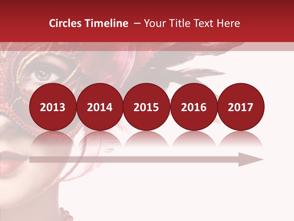 Sexy Model Costume PowerPoint Template
