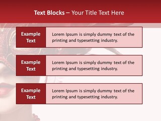 Sexy Model Costume PowerPoint Template