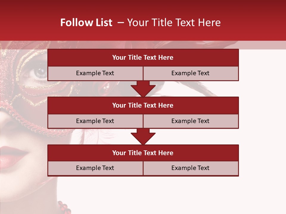 Sexy Model Costume PowerPoint Template