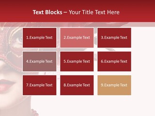 Sexy Model Costume PowerPoint Template