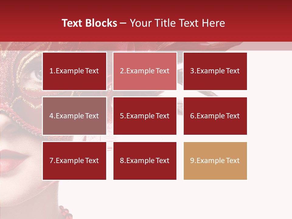 Sexy Model Costume PowerPoint Template