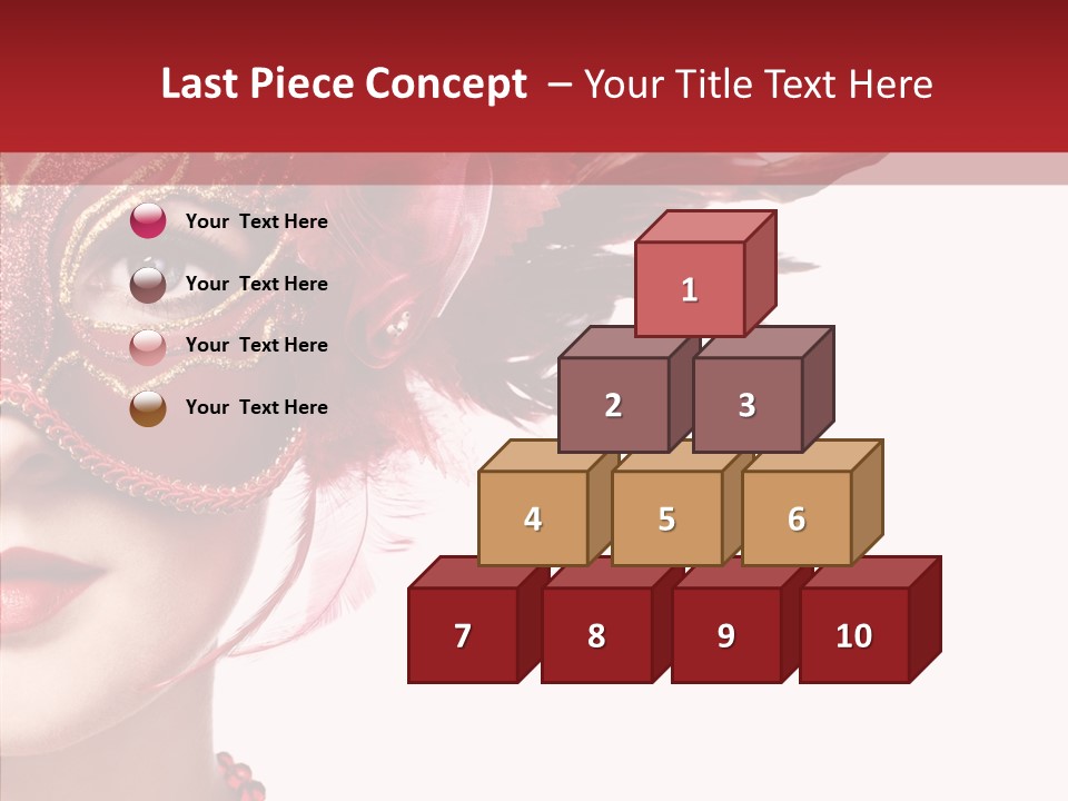 Sexy Model Costume PowerPoint Template