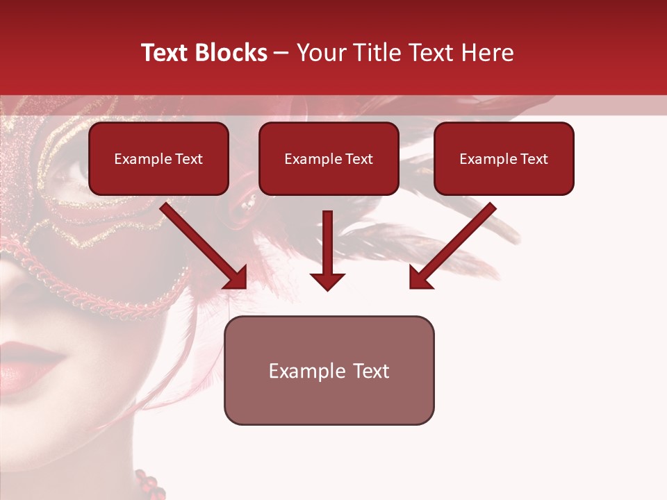 Sexy Model Costume PowerPoint Template