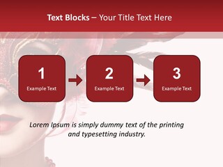 Sexy Model Costume PowerPoint Template
