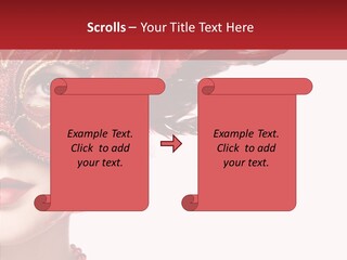 Sexy Model Costume PowerPoint Template