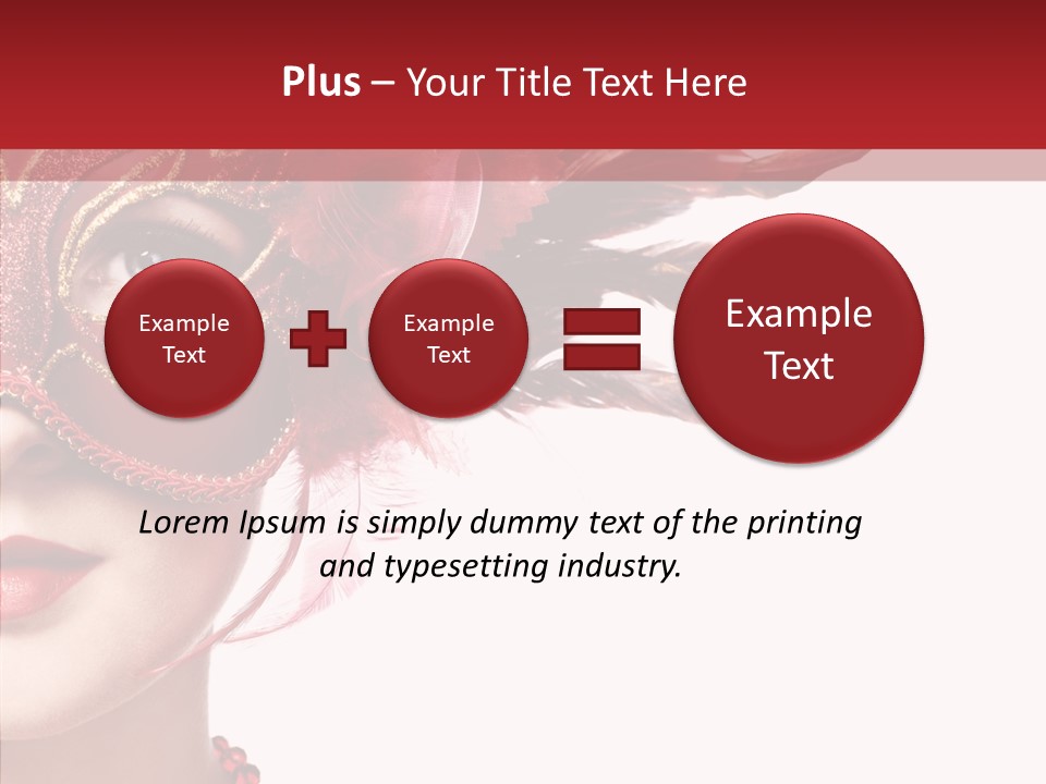 Sexy Model Costume PowerPoint Template