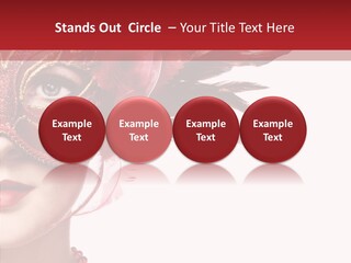 Sexy Model Costume PowerPoint Template