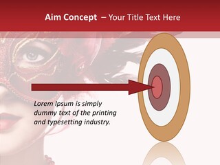 Sexy Model Costume PowerPoint Template