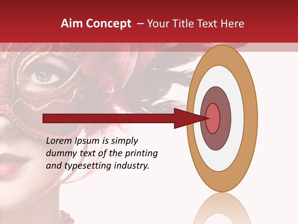 Sexy Model Costume PowerPoint Template