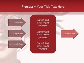 Sexy Model Costume PowerPoint Template