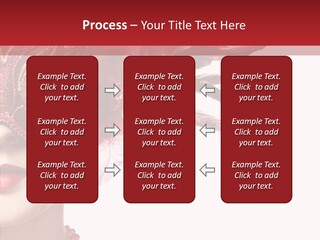 Sexy Model Costume PowerPoint Template