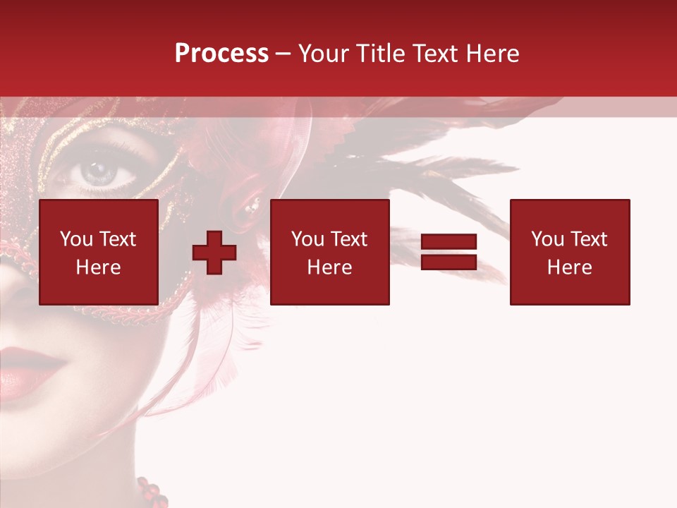 Sexy Model Costume PowerPoint Template