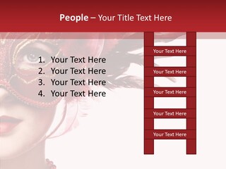 Sexy Model Costume PowerPoint Template