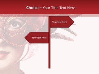 Sexy Model Costume PowerPoint Template