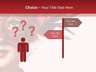 Sexy Model Costume PowerPoint Template
