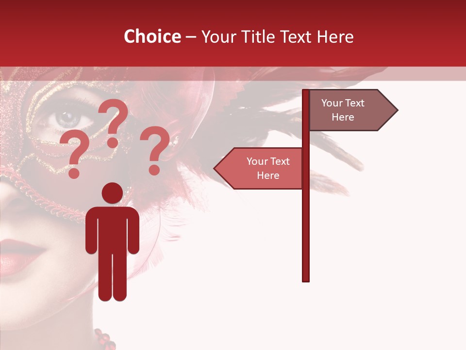 Sexy Model Costume PowerPoint Template
