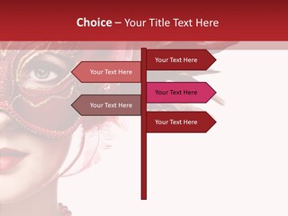 Sexy Model Costume PowerPoint Template