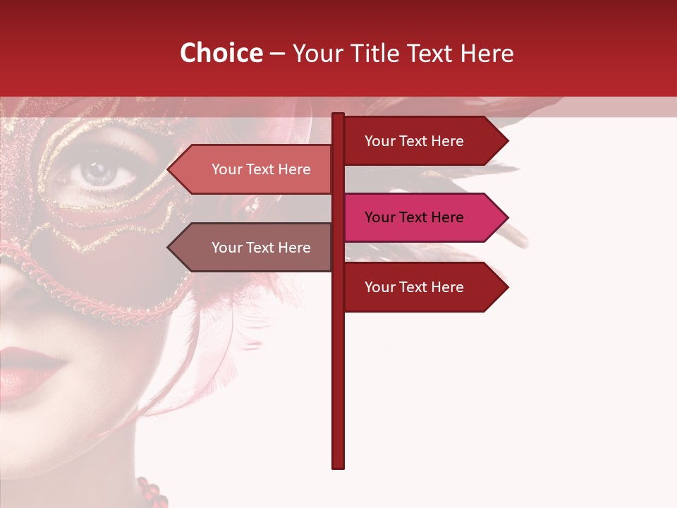 Sexy Model Costume PowerPoint Template