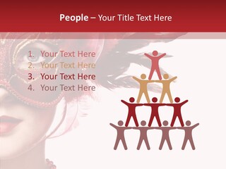 Sexy Model Costume PowerPoint Template