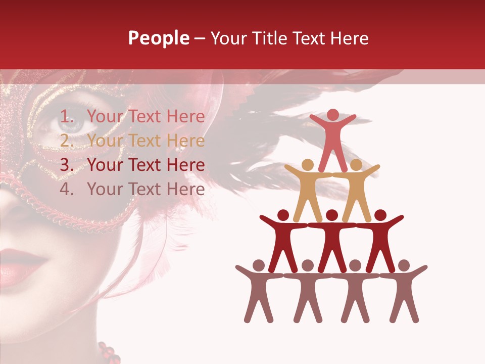 Sexy Model Costume PowerPoint Template