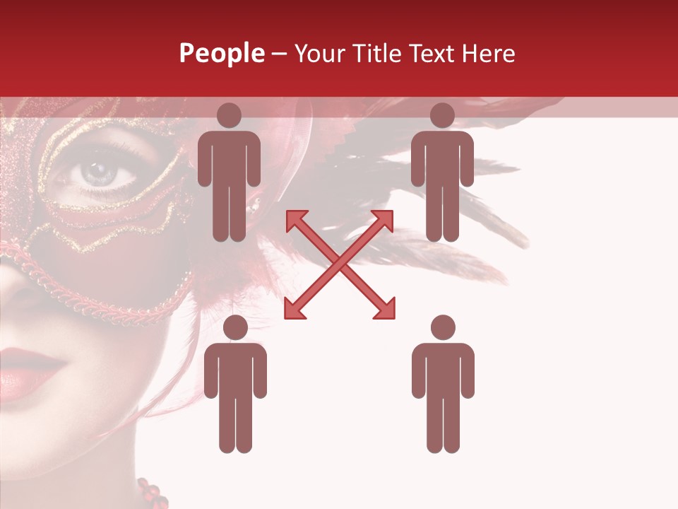 Sexy Model Costume PowerPoint Template