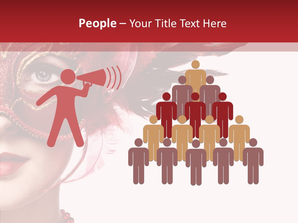 Sexy Model Costume PowerPoint Template