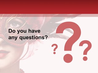Sexy Model Costume PowerPoint Template