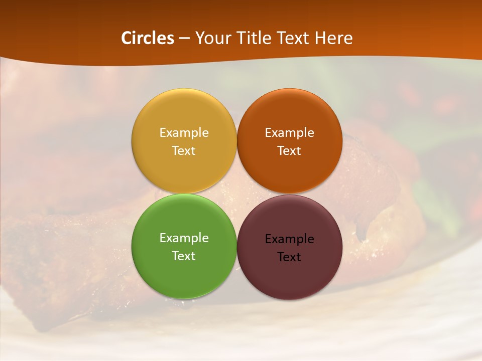 Dinner Entree Nutritional PowerPoint Template