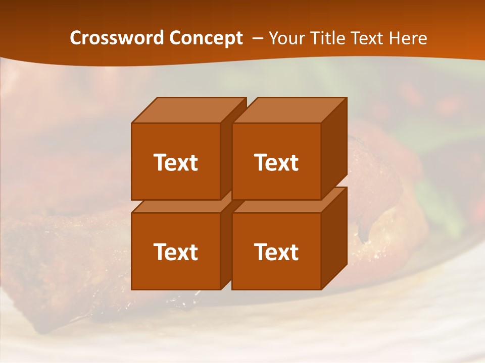 Dinner Entree Nutritional PowerPoint Template