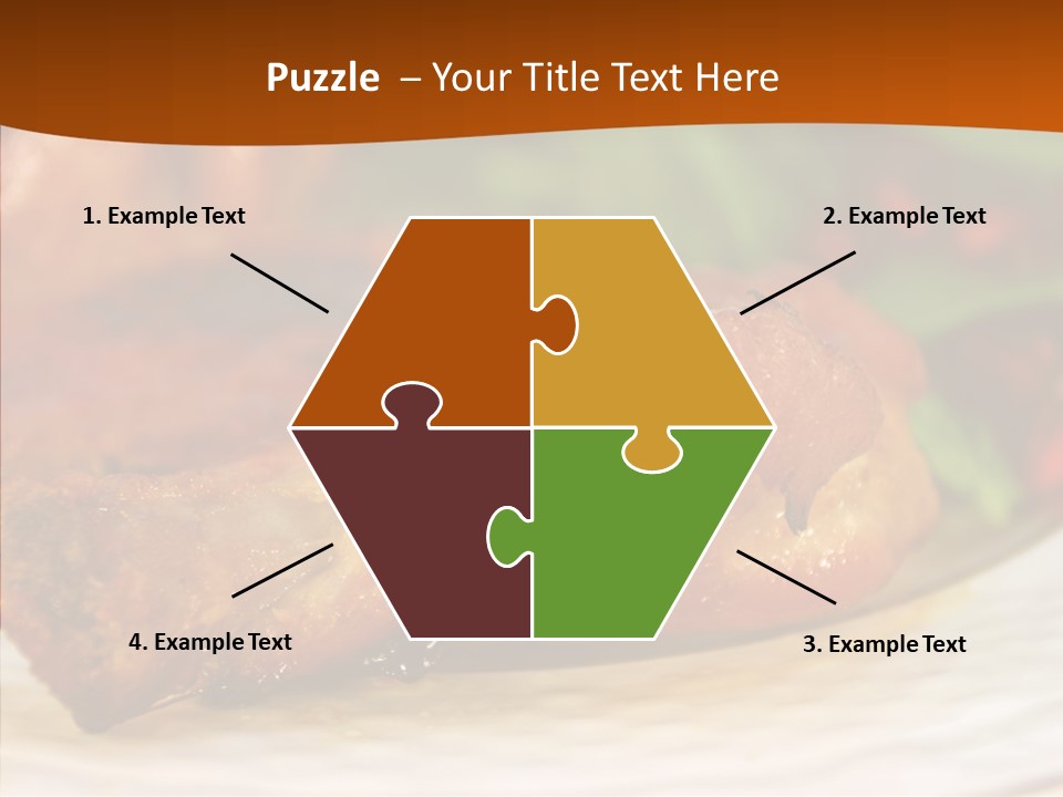 Dinner Entree Nutritional PowerPoint Template