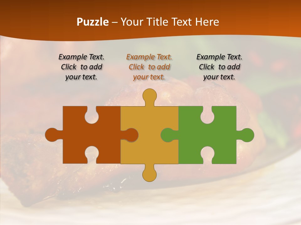 Dinner Entree Nutritional PowerPoint Template