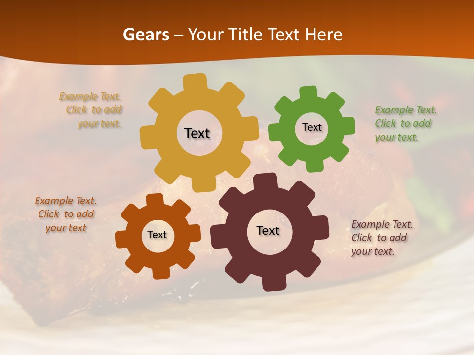 Dinner Entree Nutritional PowerPoint Template
