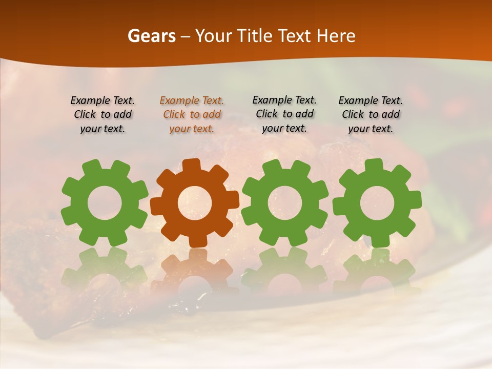 Dinner Entree Nutritional PowerPoint Template