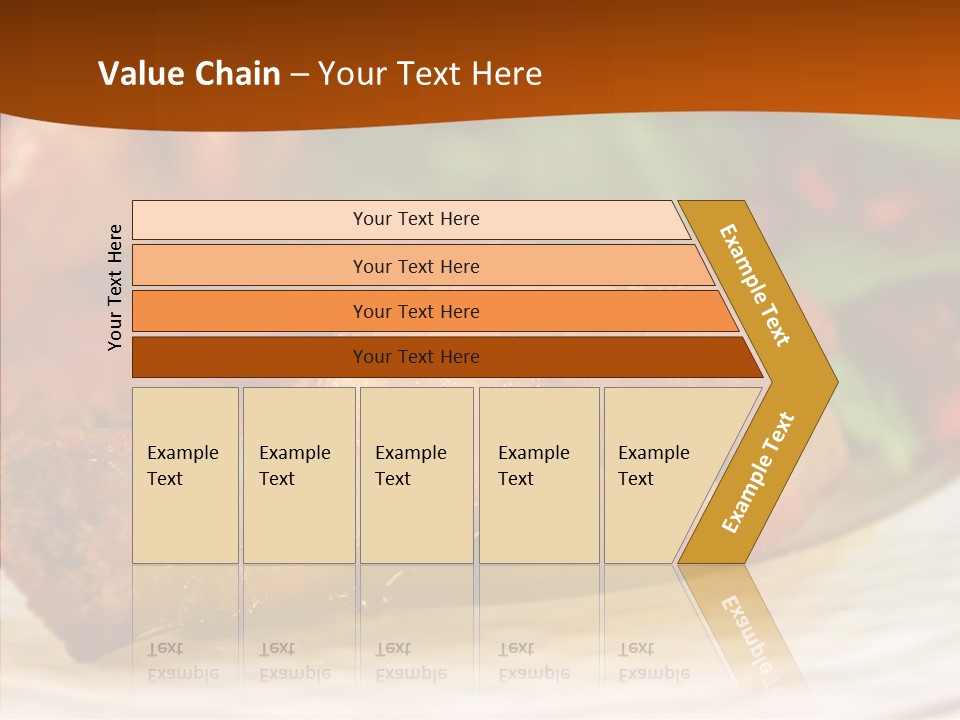 Dinner Entree Nutritional PowerPoint Template