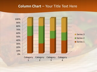 Dinner Entree Nutritional PowerPoint Template