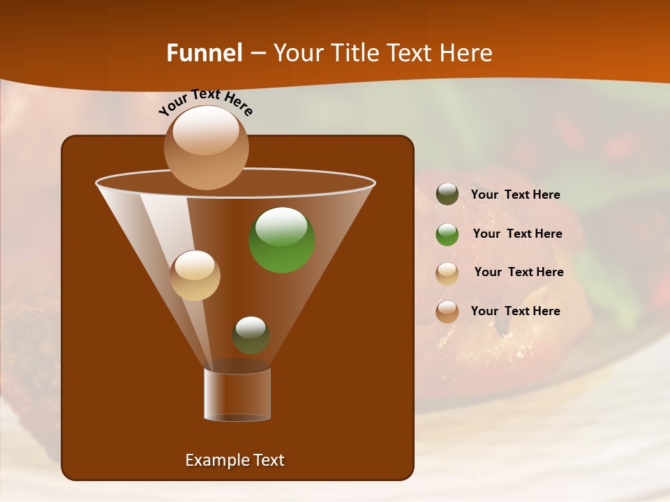Dinner Entree Nutritional PowerPoint Template
