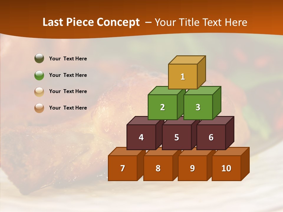 Dinner Entree Nutritional PowerPoint Template