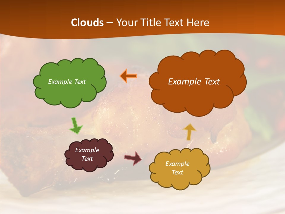 Dinner Entree Nutritional PowerPoint Template